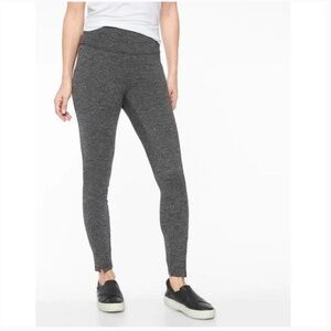ATHLETA Herringbone Mercer Tight Black White Size Large